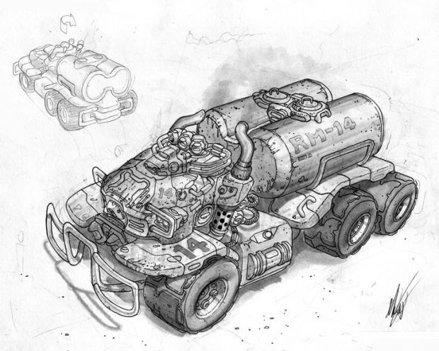 Civilian Fuel Truck