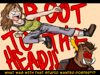 Lisa's "Boot to the Head!!" XD