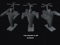 The Attacker in 3D