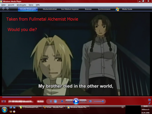 Fullmetal Alchemist was on Other World