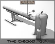 The Chicken Gun Back - Untextured