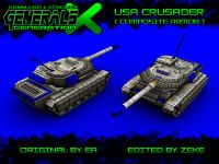 New Crusader Model with Composite Armor