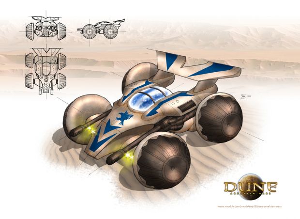 Concept art of the Atreides Quad