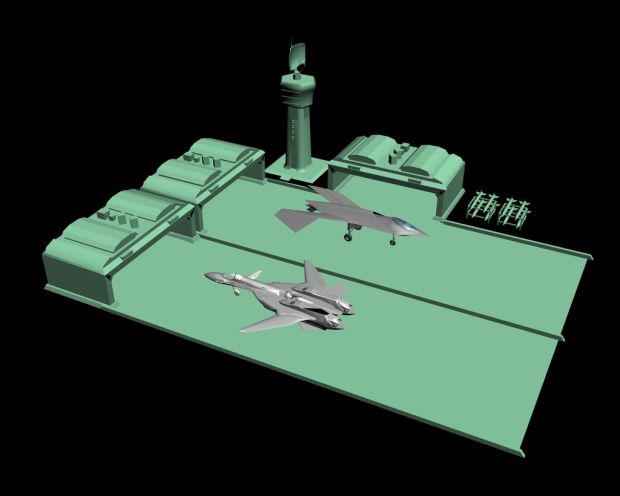 Launch menu, Anti-tank turret, NAC Heavy Airfield