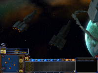 Frigate and Destroyer birds-eye view