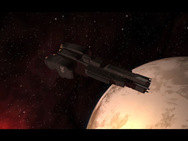 UNSC Frigate ingame