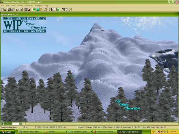 Misty Mountains WIP