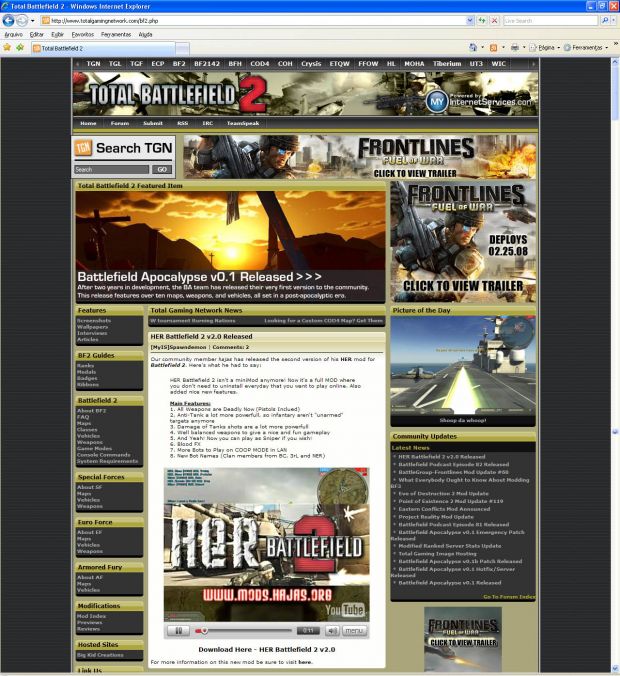 HER Battlefield 2 featured at TGN