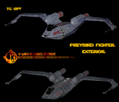 Preybird Fighter Hull Comparison.