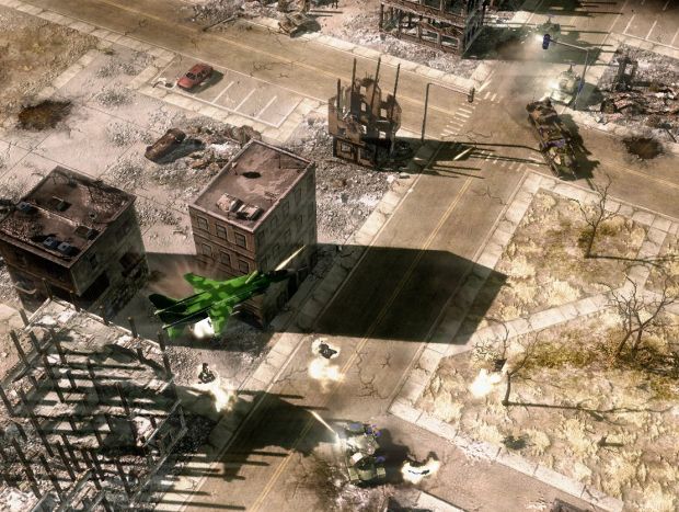 land and anti-air battle