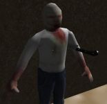 In game knife sticking