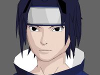 Sasuke - close up (WIP)
