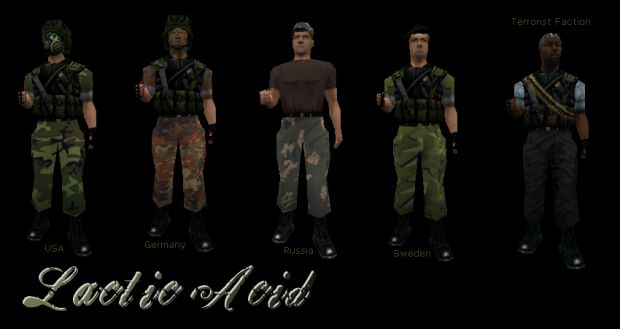 Skins for the upcoming Beta
