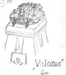 Volcano gun