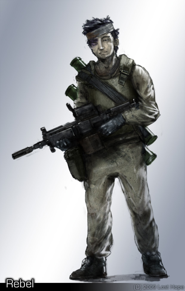 Rebel character concept image - Lost Hope mod for Half-Life 2 - Mod DB