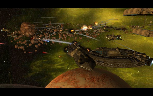 Battle over Geonosis