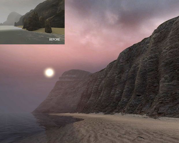 Sculpting the terrain