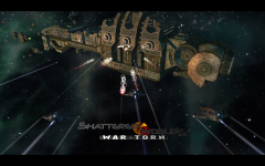 The Outcasts attack a Rheinland Battleship