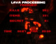 Level intermission screen
