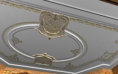 1st class Lounge - Ceiling almost done