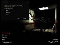 New game menu!