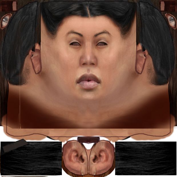 Main character face