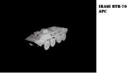 Iraqi BTR-70 Renders