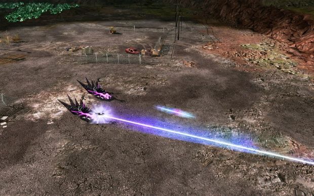 Screen No.9 - Scrin Destroyer in action