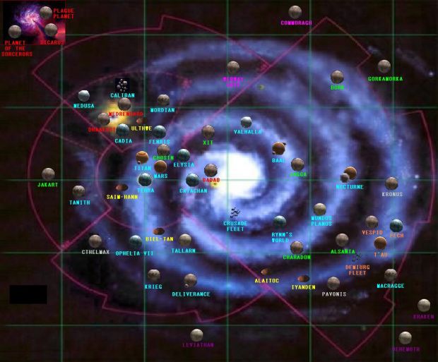 Galactic map