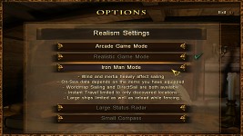 Updated Realism Settings Menu