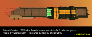 Tobari Carrier WIP shots