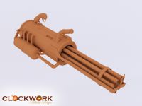 Steam-Powered Gatling Gun