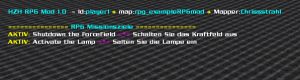 HZM RPG Script Mod - Objectives + Mappername