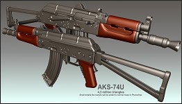 AKS74U highpoly finished