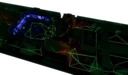 Testing AI movement in the submarine