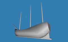 Pirate ship model