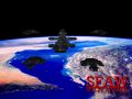 Orbiting earth...