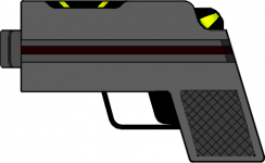 Energy Pistol Rough Sketch
