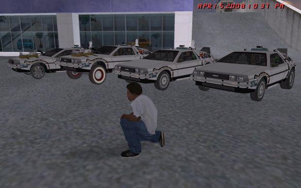 delorean gta sa