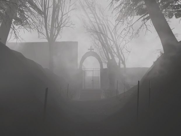 Cemetary Entrance