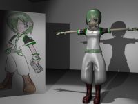 Yellow Concept art and 3D