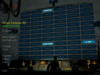 The main menu, revamped