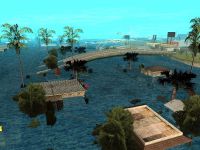 grove street is flooded to roof