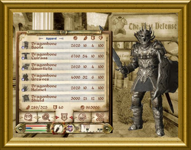 Menu Inventory Icons image - Dragonbone Armor Set mod for Elder Scrolls