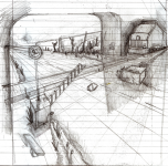 Very small snippet of concept art.