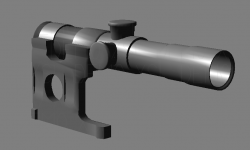 Mosin Nagant scope modeling 02