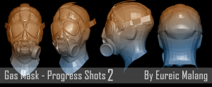 Gas Mask Progress Shots 2