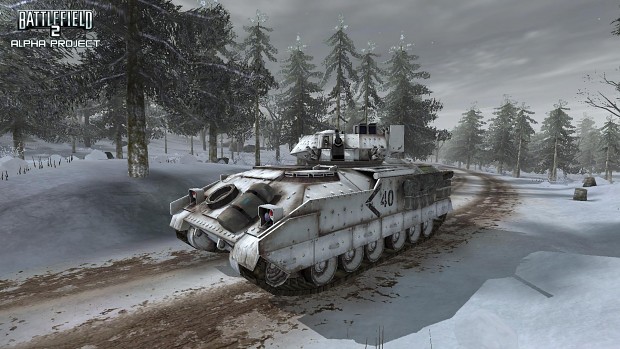 Winter Town Ingame and M2A2 Bradely image