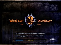 Loading screen for Warcraft vs Starcraft Beta