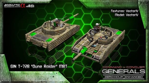 GIN T-72B 'Dune Raider' Main Battle Tank